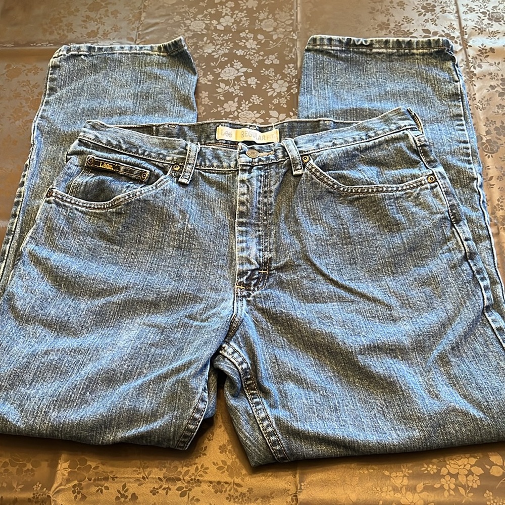 Men’s Lee blue jeans, size 34 x 29 regular fit - Picture 3 of 6